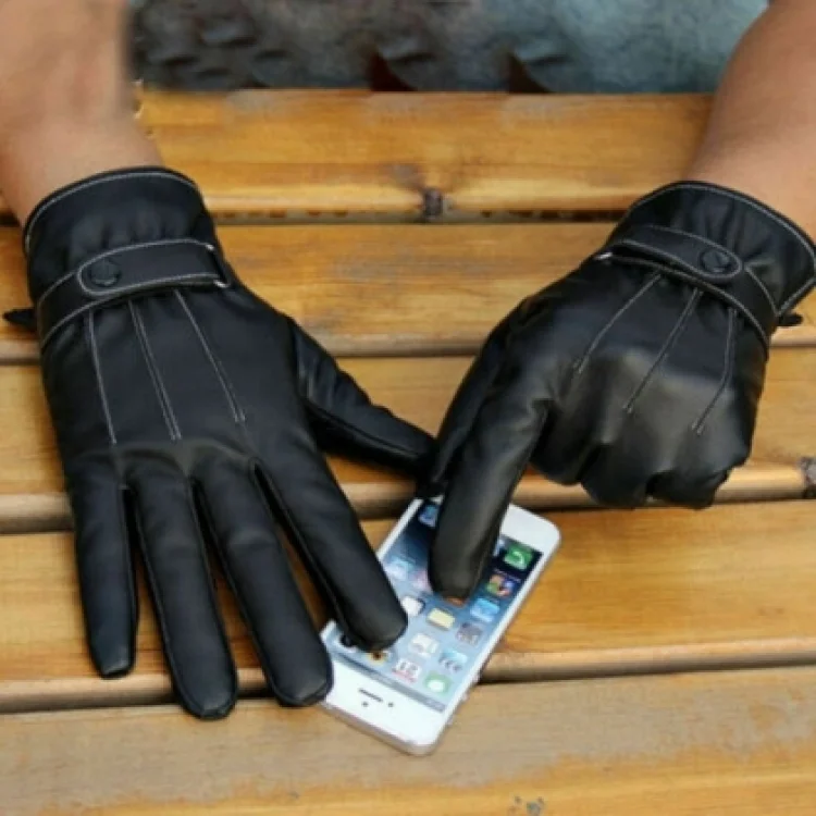 Fashion leather gloves