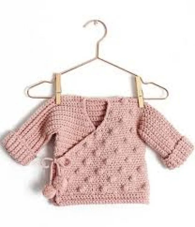 Crochet baby sweater