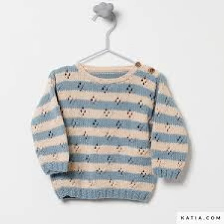Crochet baby sweater